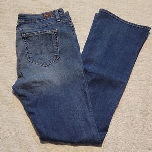 PAIGE Light Blue Flare Leg Jeans